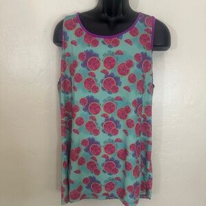 Playa Tank Top XXL runs small Gently worn Polyester blend pinpoint mesh